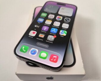 apple iphone 14 PRO 128gb Purple / Batéria 100%