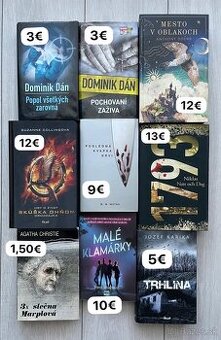 Rozne knihy, romanticke, detektivky, atd