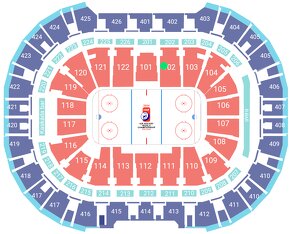 2 lístky Kanada - Rakúsko, MS v ľadovom hokeji 2024 - 1