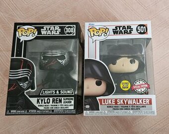 Funko Pop Star Wars Kylo Ren 308 Light & Sound Luke Skywalke