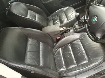 sedadlo, sedačky , kozene sedadla skoda octavia 2