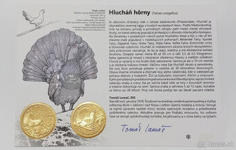Autorská karta k 5€ minciam.