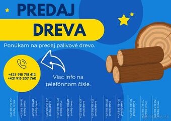 Predám palivové drevo