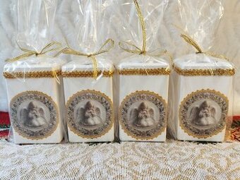 Drevený svietnik na čajovú sviečku