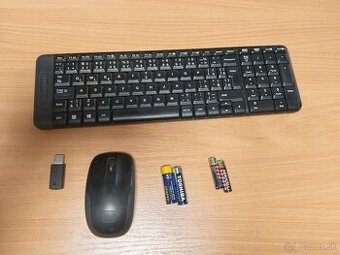 Bezdrotova klavesnica s mysou Logitech Wireless MK220 CZ