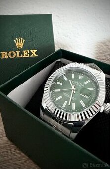 • Hodinky Rolex Oyster Perpetual zelené •