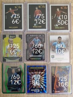 Limitované futbalové karty