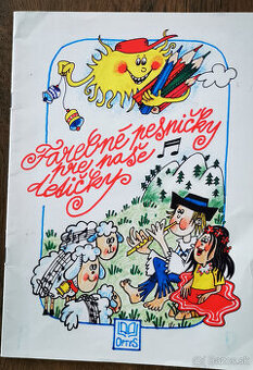 Predám "Farebné pesničky pre naše detičky" retro