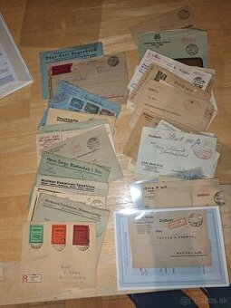 Deutsches Reich známky listy pohladnice