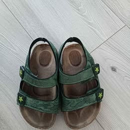 Detské korkové sandálky na lepák, veľkosť 24/25