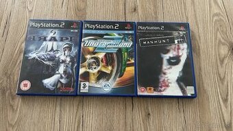 Playstation 2 NFS Underground 2, Trapt, Manhunt
