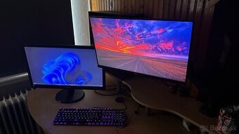 🛑 Herný PC s RTX 3070 + 2 monitory (165/60Hz) 🛑