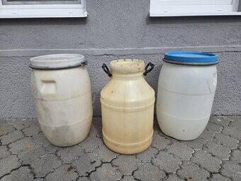 Plastové sudy na kvas 50L - 70L