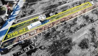 PREDAJ stavebný pozemok 2700 m2 resp. 6580 m2 pri kúpeľnom o