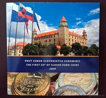 Prvý súbor slovenských eurominci rok 2009.