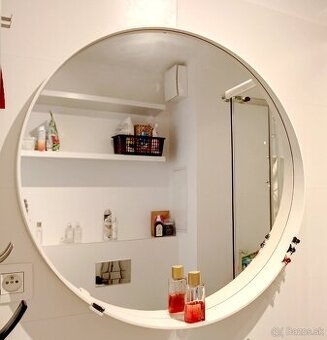 IKEA ROTSUND Zrkadlo - biele, 80 cm