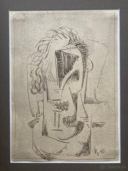 3 x Vlastimil Beneš, tušové kresby na papieri