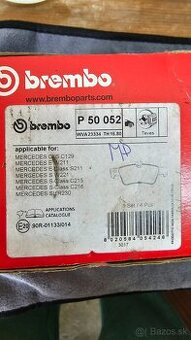 Mercedes CLS brzdové platničky