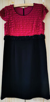 Predám šaty vínovo-červené