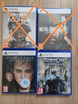 Predám hry na PS5
