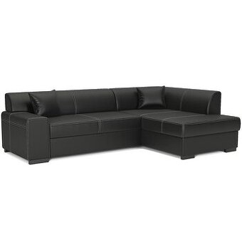 🖤 PREDÁM ROHOVÚ SEDAČKU / GAUČOVKU – ČIERNA 🖤