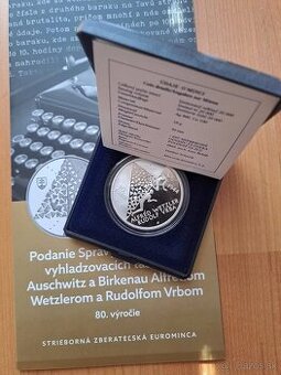 Slovenske 10 eurove strieborne mince