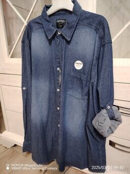 Pánska riflová košela