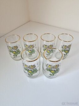 Retro poháre Rákosníček set 6ks