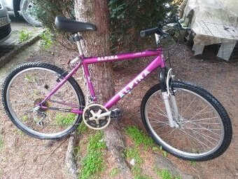 horský bicykel ALPINA,26"kolesá,18"rám(na výšku cca160-175