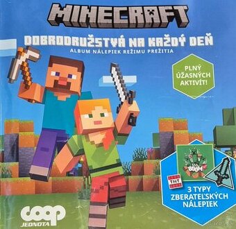 Nálepky Minecraft coop jednota