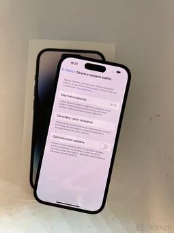 IPHONE 14 PRO SPACE BLACK 128GB ZÁRUKA - VEĽMI PEKNÝ STAV