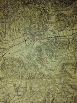Stará mapa Humenné a okolie-1904. - 1