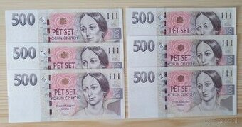 České koruny.