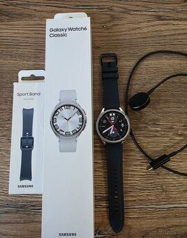 Samsung Galaxy Watch 6 Classic 47mm Strieborné