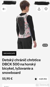Predam detsky chranic chrbtice Decathlon Dreamscape