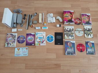 Nintendo Wii - 5 hier + bohaté príslušenstvo - 77€ + AKCIA