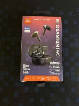 Slúchadlá JBL Quantum TWS/ Bluetooth 5.2, vydrž baterie 24h