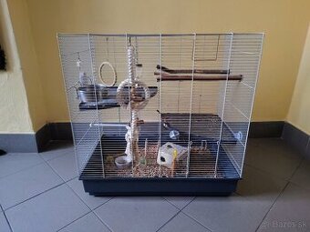 Klietka pre hlodavce Ferplast Jenny tmavo šedá