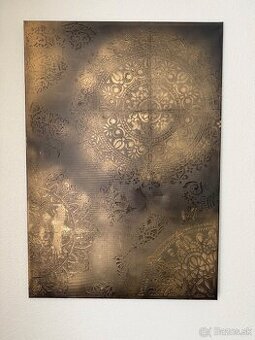 Predám originálny reliéfny obraz – mandala