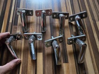 Chrómové kľučky na okná - nepoužité