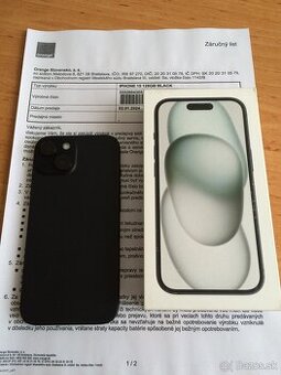 Apple iPhone 15 128GB Black