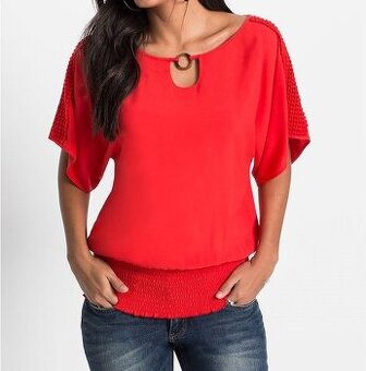 Dámska blúzka červená 38/M