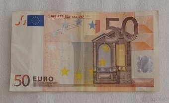 50 euro bankovka 2002 V