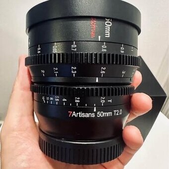 NEW  Cinema full frame lens 7Artisan 50mm T2.0 (Canon RF)