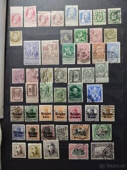 Belgicko do r. 1945 - partia známok