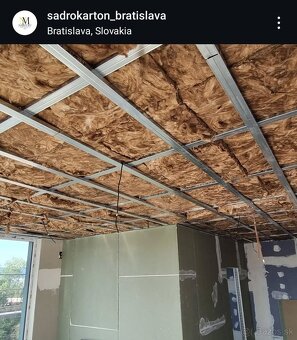 Sadrokartonárske Práce /Montáž sadrokartónu