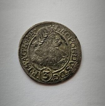 3 Grajciar 1670 SHS Leopold I