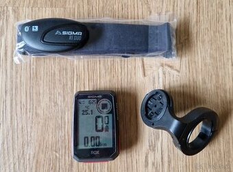Sigma ROX 4.0 GPS cyklopočítač + hrudný pás Sigma R1 duo