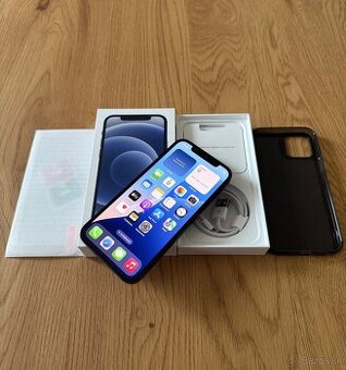 iPhone 12 64 gb Black - komplet príslušenstvo, záruka