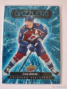 Hokejové kartičky karty Cale Makar blue dazzlers
